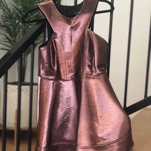 Metallic Topshop dress